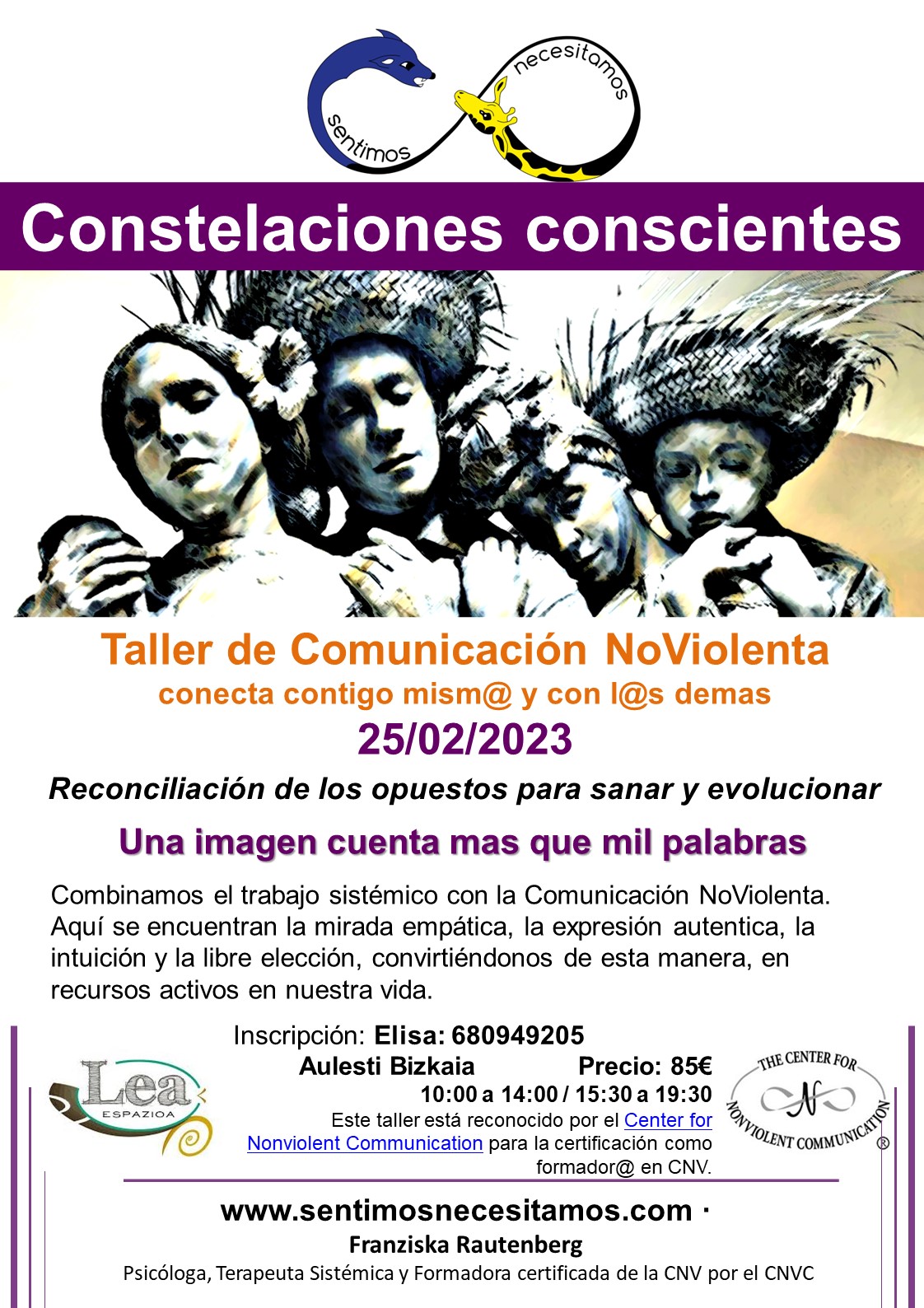 Formación en Comunicacion no violenta en Vitoria-Gasteiz, País Vasco, Euskadi, Bilbao, Navarra y online con Franziska Rautenberg
