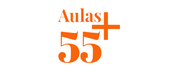 logo aulas 55 +