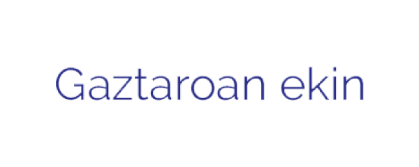 logo gaztaroan ekin